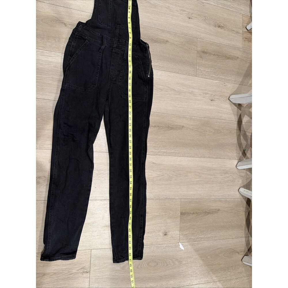 Madewell Women’s XS Black Denim Skinny Overalls AA598 - Picture 8 of 10